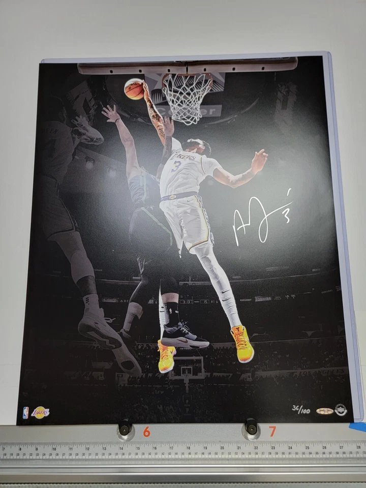 Фотография Энтони Дэвиса из Los Angeles Lakers подписанная 20x24 LE #36/100 Upperdeck  - Изображение 1 из 4