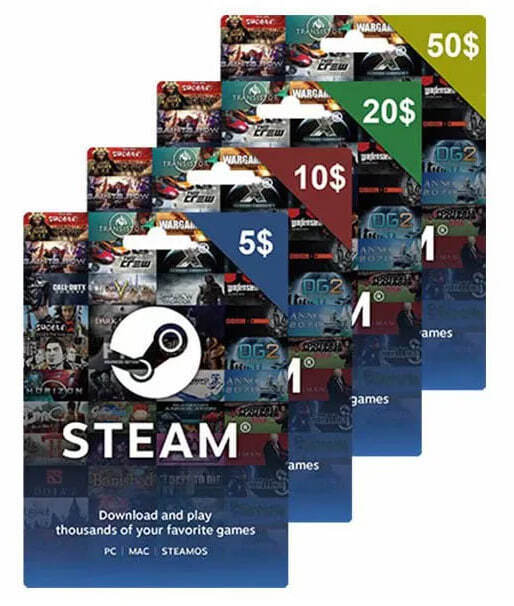 Steam Gift Card - Cartão Pré Pago R$ 50 - Código Digital - PentaKill Store  - Gift Card e Games