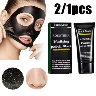 Purifying Acne Peel-off Mask,Facial Cleansing Blackhead Remover Charcoal Ma↔ - Image 1 of 4
