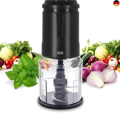 ADE Zerkleinerer Küche elektrisch | Zwiebel Zerkleinerer | Food Processor mit 4  - Bild 1 von 4