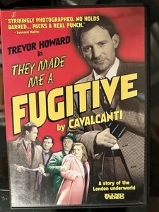 DVD -THEY MADE ME A FUGITIVE, 1947, CAVALCANTI-STARRING TREVOR HOWARD,SALLY GRAY - Picture 1 of 8