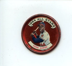 1964 Topps Baseball Münze #149 Hank Aaron All Star - Bild 1 von 2