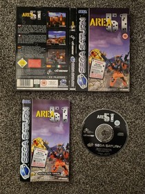 Area 51 Sega Saturn Game PAL Complete *VGC* *RARE*