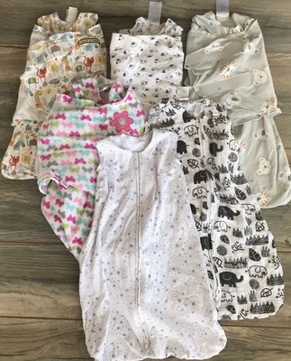 Lote de 6 sacos de dormir Halo + sacos de dormir (1 recién nacido 5 pequeños) Foto 1 de 4