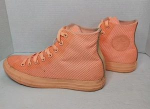 Converse All Stars Chuck Taylor Hi Top Canvas Sunset Glow/Orange - Youth Size 7 - Picture 1 of 14