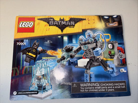 LEGO Batman Movie 70901 Mr. Freeze Ice Attack Instruction Manual Only VGUC