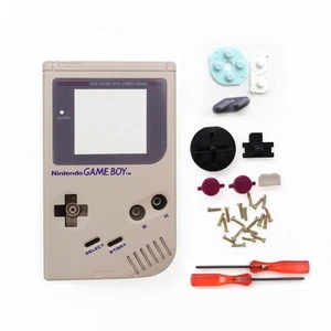 For GB Game Boy Original DMG-01 Replacement Housing Shell Screen Lens Gray - Picture 1 of 5