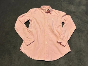Ralph Lauren Shirt Pink Mens Slim Fit Long Sleeve Button Up - Size XS (Free P+P) - Picture 1 of 4