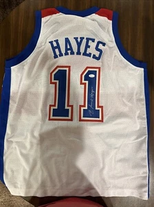 ELVIN HAYES Autograph Washington Bullets White Jersey JSA COA - Picture 1 of 3