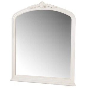 Miroir blanc Loberon bois 120x6 cm - Foto 1 di 4