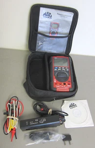 Mac Tools EM721 Digital Multimeter W/Original Case, Leads-AC/DC Prope-SHIPS FREE - Picture 1 of 4