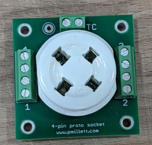 Tabla de pruebas UX4 de 4 pines / prototipo de toma de tubo para experimentación hágalo usted mismo - Imagen 1 de 1
