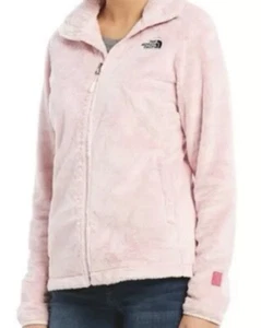 The North Face Pastell Rosa Osito Weich Flauschig Full Zipper Jacke Large - Bild 1 von 11