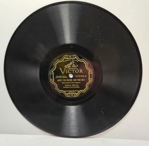 Johnny Marvin 78rpm 10-inch Victor Records #22039 Baby! Oh Where Can You Be? - Picture 1 of 4