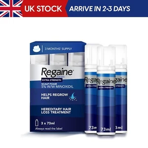 Regaine For Men Hair Regrowth Foam 3 x 73ml - Picture 1 of 11