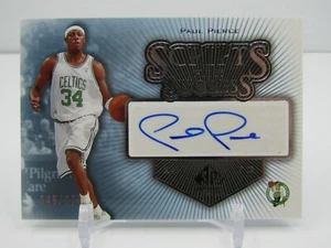 PAUL PIERCE 2005-06 UD SP SIGNATURE ED SCRIPTS FOR SUCCESS AUTOGRAPH #49/200 - Imagen 1 de 2