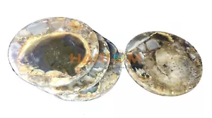 Wild Agate Stone Coaster Set Handicrafted Interior Decor for Home and Kitchen - Picture 1 of 3