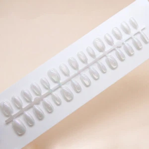 Wearable Manicure Ballerina False Nail Full Cover Cat Eye Press On Nails Women - Bild 1 von 27