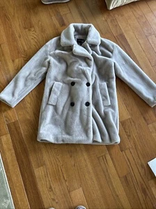 54 BCBG MAXAZRIA Luxurious, Soft, Mid Length Faux Fur Coat Color Mink $398 s - Picture 1 of 9