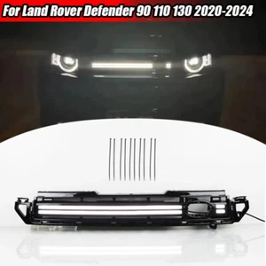 Rejilla de parachoques delantero con luz LED DRL para Land Rover Defender 90 110 130 2020+ - Imagen 1 de 13