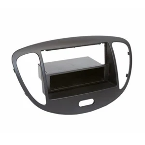 Hyundai Black Single DIN Car CD Stereo Radio Facia Fascia Surround Adaptor Plate - Picture 1 of 8