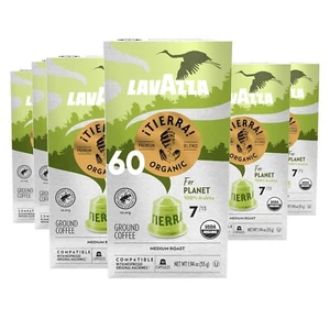 Lavazza TIERRA - Medium Espresso Roast Coffee - Nespresso Original - 60 Capsules - Picture 1 of 6