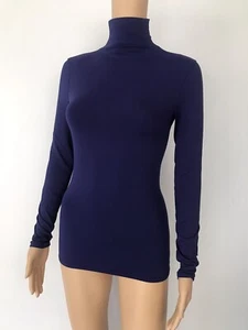 LULULEMON Ethereal Mock Neck Women's Top Size 2 Color Midnight Blue NEW $88 - Bild 1 von 8