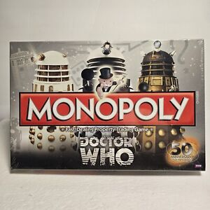 NEW Monopoly DOCTOR WHO 50th Anniversary Collector's Edition 2012 Sealed NIB