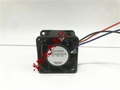 1 PCS  SOFASCO Fan D4028V24HBL-RD DC24V 0.13A 4028 4cm 3 wire server/chassis fan - Image 1 of 3