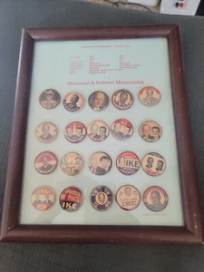 Historical And Political Memorabilia Pins Dwight Eisenhower, Richard Nixon - Picture 1 of 7