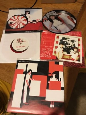 Jack White Stripes Red Death At 6:14 Big Three Killed Hello operator Third Man - Image 1 of 2