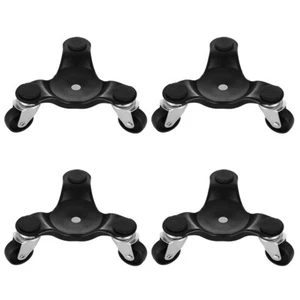 Paquete de 4 carretillas de mudanza de muebles de mudanza de 3 ruedas - Imagen 1 de 6