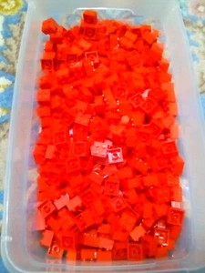 Lego Ladrillo Rojo 2X2 25 Piezas Lote a Granel NUEVO - Imagen 1 de 1