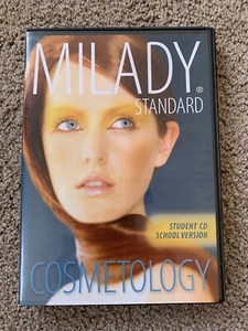 Milady Cosmetology Hairdresser Student CD School Version Cengage Learning - Picture 1 of 3