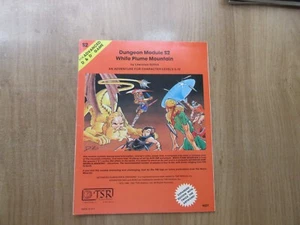 TSR AD&D S2 WHITE PLUME MOUNTAIN GYGAX 9027 NMINT ADV DUNGEON DRAGON - Picture 1 of 3