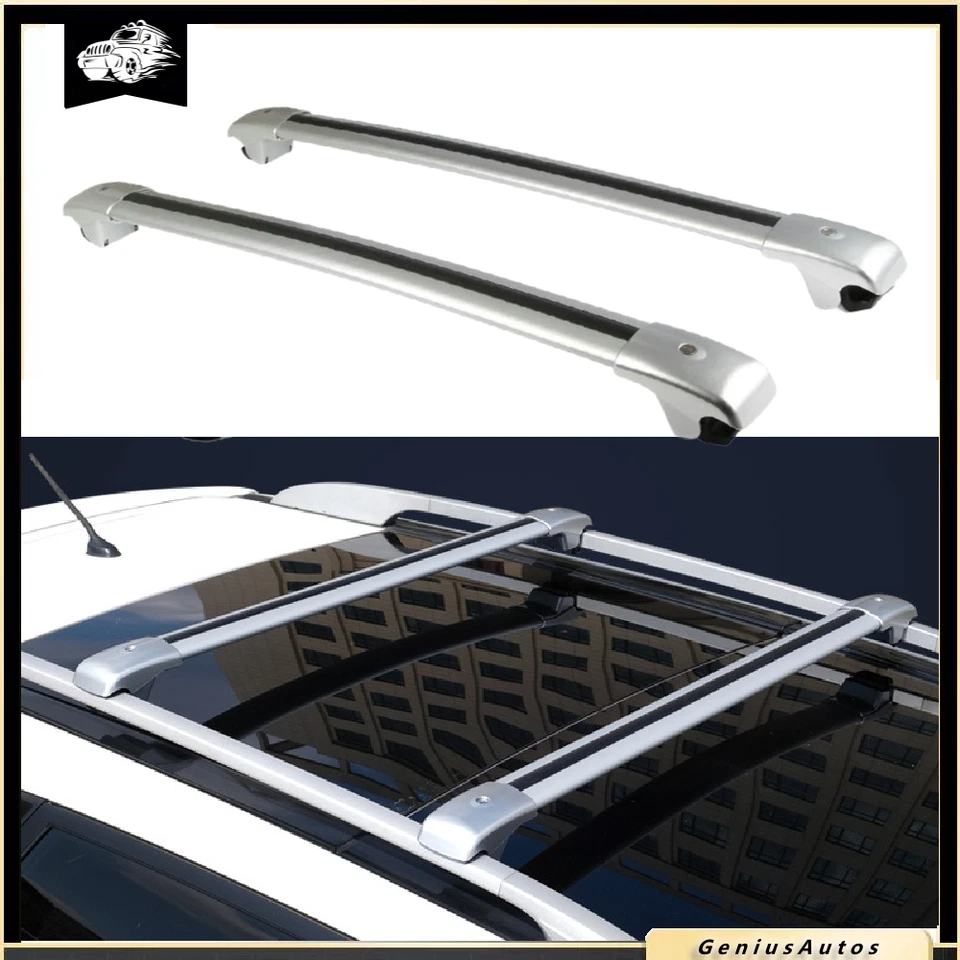 Barras transversales barras transversales de riel de techo para Chrysler Town Country 1995-2010 Foto 1 de 4