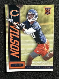 MARQUESS WILSON #164 2013 Panini Rookies & Stars RC Chicago Bears - Imagen 1 de 2