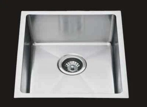 300mm Piato Square Handmade Brushed Undermount Kitchen Sink 1.2mm Thick S/Steel - Picture 1 of 2