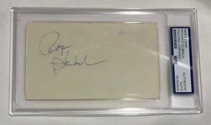 Roger Staubach - Dallas Cowboys - Signed / Autographed - Index 3x5 - Heisman PSA - Picture 1 of 1