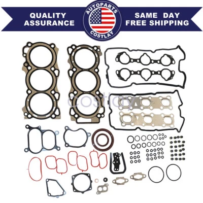 KIT DE JUNTA COMPLETO SERVE PARA NISSAN VQ40DE XTERRA PATHFINDER V6 4.0 2005-12 10101-EA225 - Imagem 1 de 4