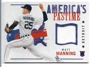 Matt Manning 2022 Chronicles America's Zeitvertreib Trikot ROT APS-MM Detroit Tigers - Bild 1 von 2