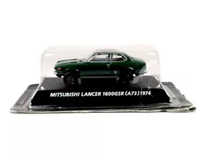 KONAMI / 1:64 1974 Mitsubishi Lancer 1600 GSR A73 (Dark Green). - Picture 1 of 8