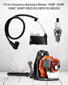 Bobina de encendido con bujía compatible con soplador de mochila Husqvarna 150BF 350BF 150BT - Imagen 1 de 12
