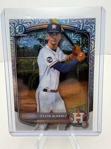 2025 Bowman Chrome Mega Box Kevin Alvarez 1st Mojo Refractor #BCP-227 Astros - Picture 1 of 2
