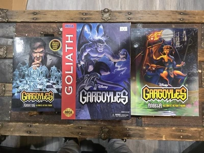 Neca Reel Toys Gargoyles Xanatos/ Angela/Goliath Ultimate Action Figure Lot - Image 1 of 4