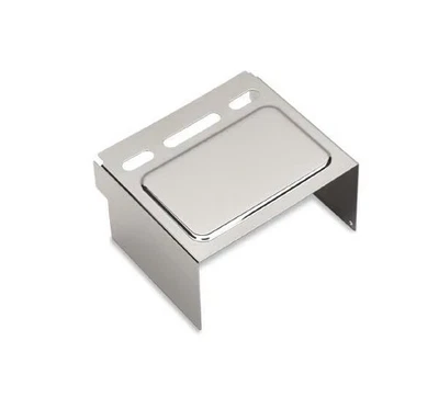 Cubierta de batería Drag Specialties - Panel elevado con ventana de visualización motocicleta Foto 1 de 4