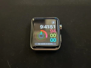 Apple Watch Series 1 42mm Edelstahlgehäuse Edelstahl MJ3Y2LL/A - Bild 1 von 8