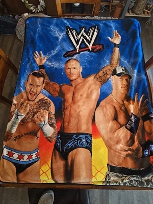 Manta punk WWE John Cena Randy Orton Cm 2012 colorida manta de lucha libre Foto 1 de 4