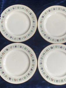 Royal Doulton TAPESTRY Salad Plates SET OF FOUR England Bone China TC 1024 - Picture 1 of 4