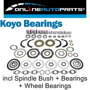 Swivel Hub Spindle Wheel Bearing Kit for Toyota Landcruiser 80 + 105 Series - Picture 1 of 1